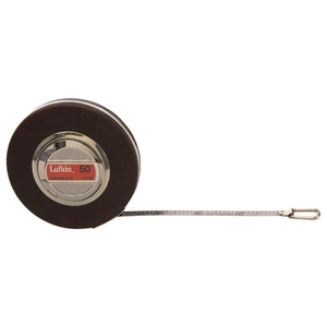 Lufkin 3/8inch by 50foot Engineer-Foot Anchor Chrome Clad Tape