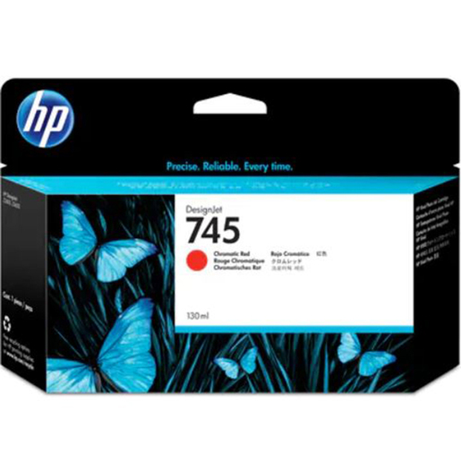 HP DesignJet 745 Ink Cartridge - Chromatic Red - 130 ml