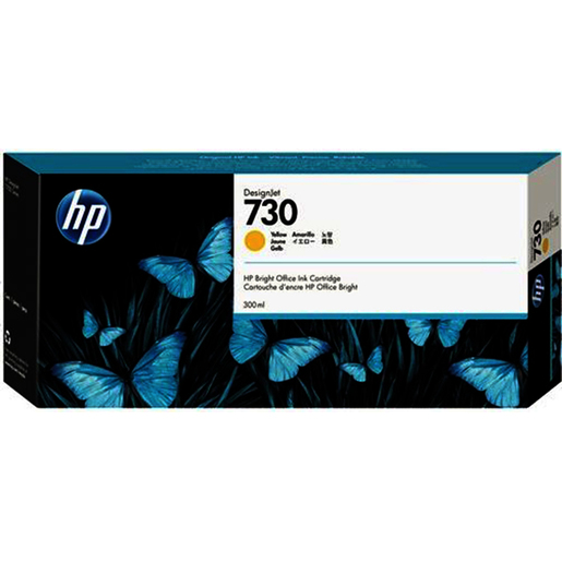 HP DesignJet 730 Ink Cartridge - Yellow - 300 ml