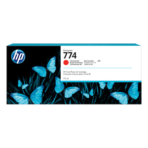 HP DesignJet 774 Ink Cartridge - Chromatic Red - 775 ml