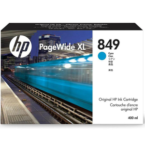 HP PageWide XL 849 Ink Cartridge - Cyan - 400 ml